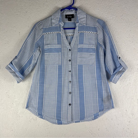 by & by Tops - By & By Top Womens Size XS Beautiful 100% Cotton Blouse Lightweight Breezy